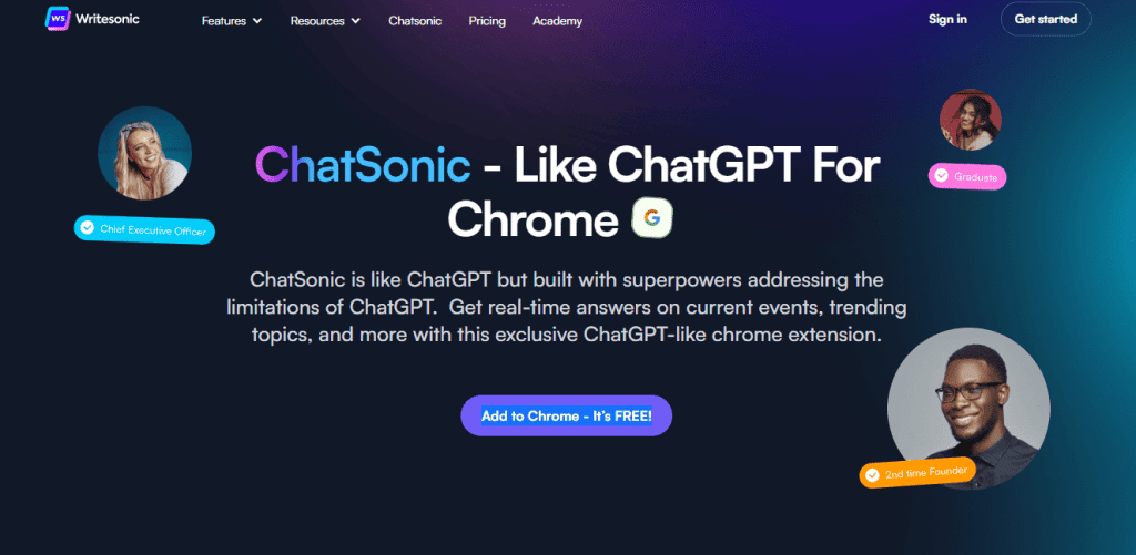 ChatSonic Chrome Extension