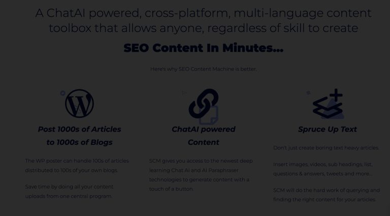 SEO Content Machine featured