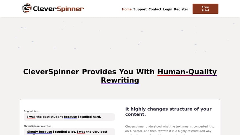 Cleverspinner-home-page