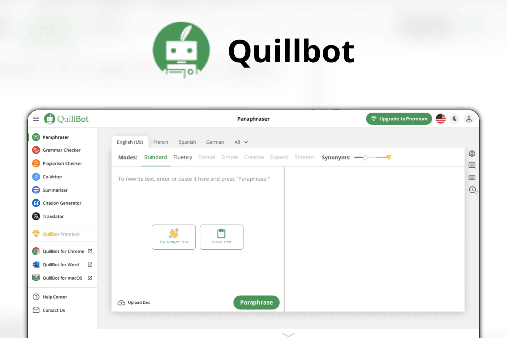 Quillbot-homepage